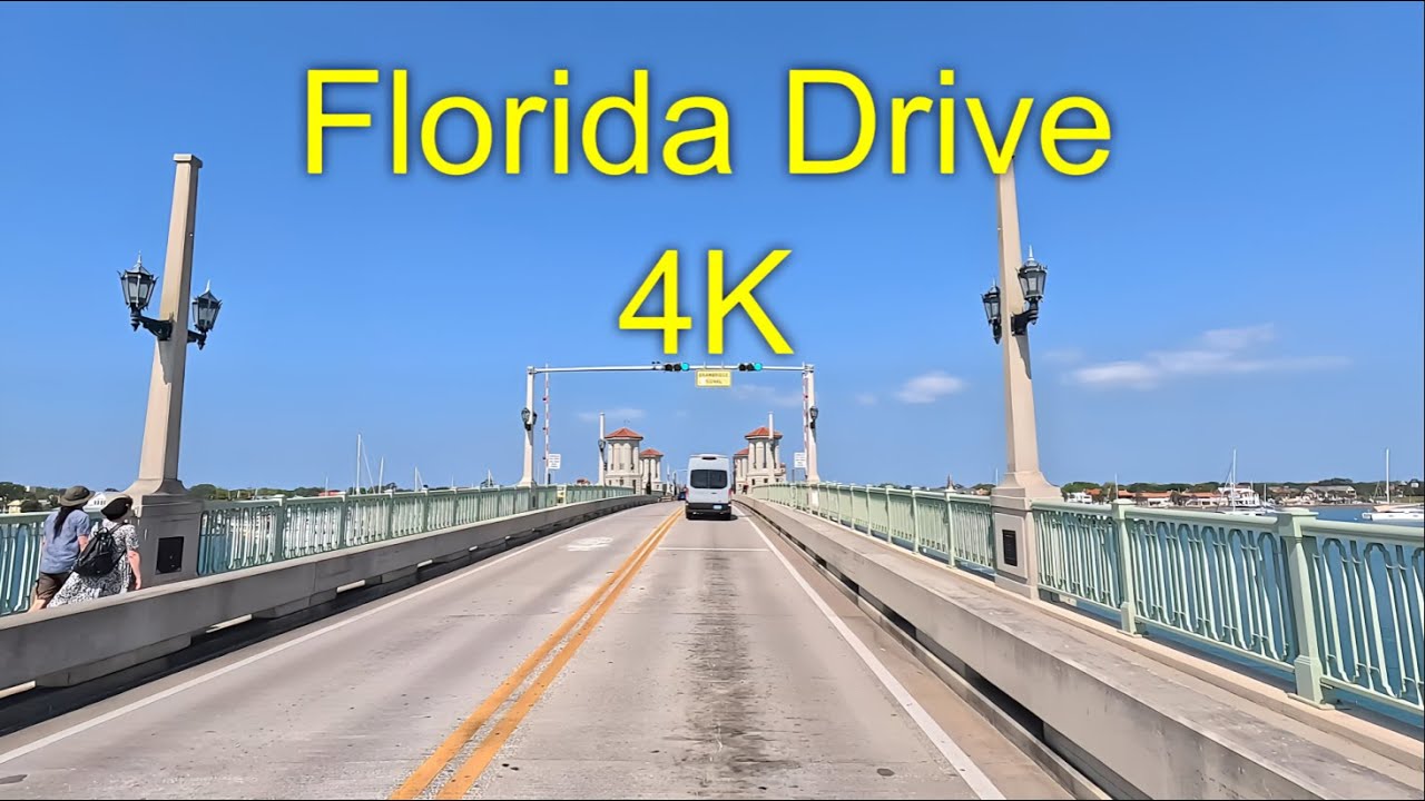 4K | Florida A1A | St. Augustine Beach to Jacksonville Beach