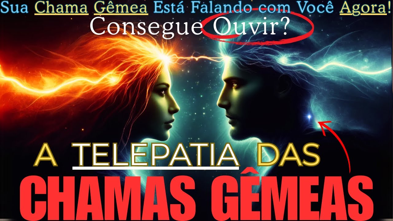 O Poder Secreto da Telepatia das Chamas Gêmeas! Você Está Preparado Para Sentir Tudo?