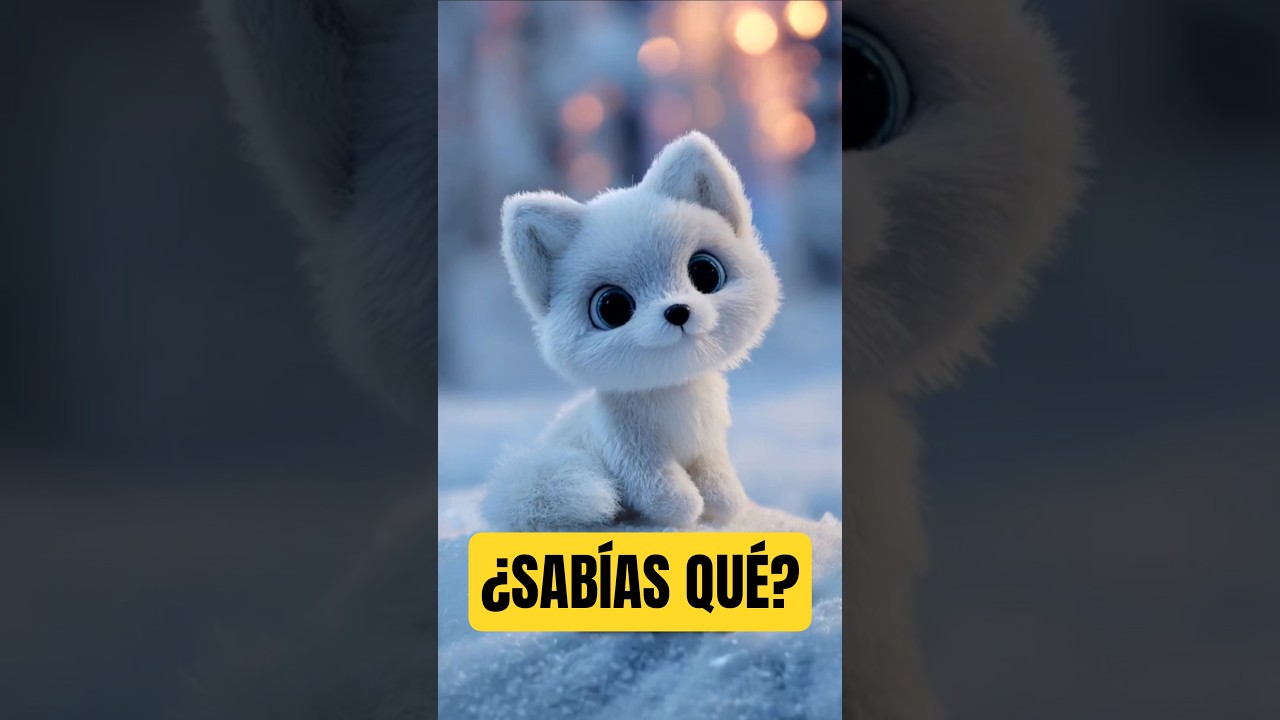 ¡QUE TIERNO! 😍 ¡El ZORRO ÁRTICO CAMBIA DE COLOR! | Datos al Minuto ⏱️