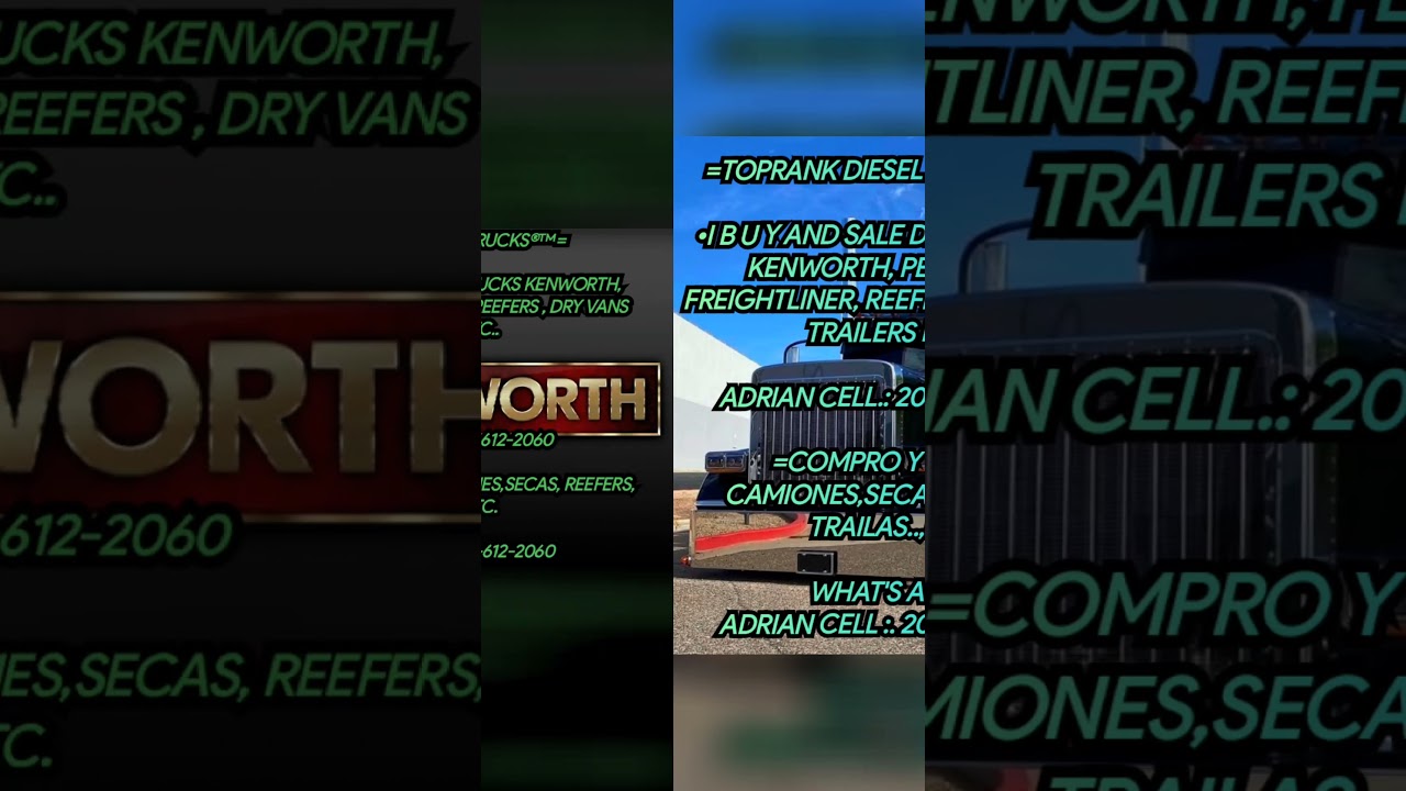 •I B U Y and Sale Diesel Trucks Kenworth, 