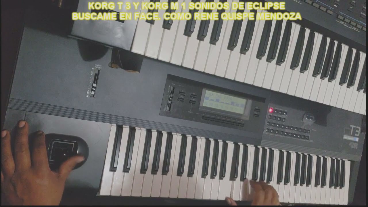 Decidete Mujer - Grupo eclipse  Korg M 1, T 3.