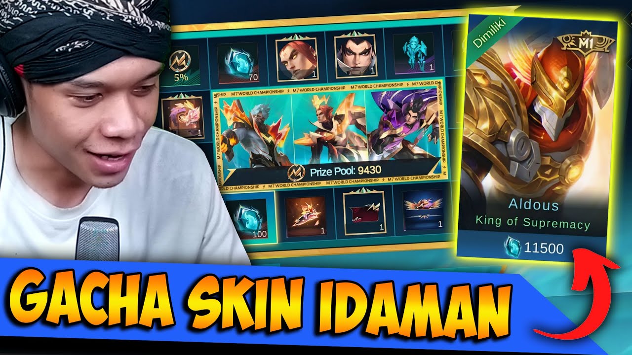 Habis Berapa Diamond ??? Gacha Skin Aldous M1 Di Event M7 Mobile Legends !!!