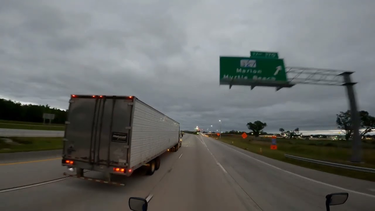 4K DRIVE - FLORENCE SC DRIVING TO FAYETTEVILLE NC ON 95N - HIGHWAY DRIVE