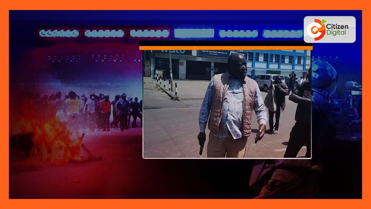 Nakuru West MP Samuel Arama draws gun in public