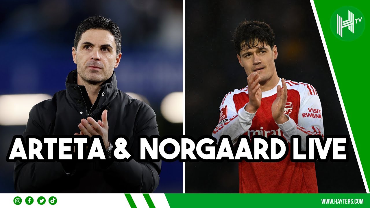 LIVE | Mikel Arteta & Christian Nørgaard | Arsenal v Kairat