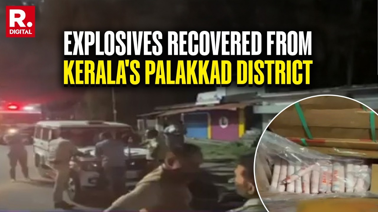 Over 100 boxes Of Explosives Recovered From Van In Kerala's Palakkad District During Police Raid