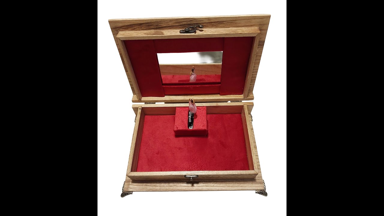 Caixa de Música Porta Joia com Bailarina When Irish  Music Box Jewelry Box with Ballerina When Irish