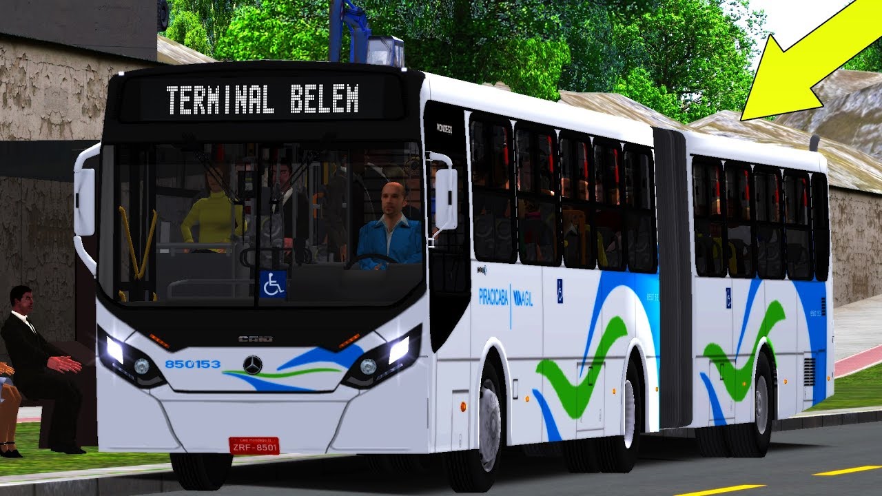 [ OMSI 2] ÔNIBUS MEGA LOTADO na LINHA 7210 TERMINAL BELÉM l SAINDO DA GARAGEM SAVOYm ► G27