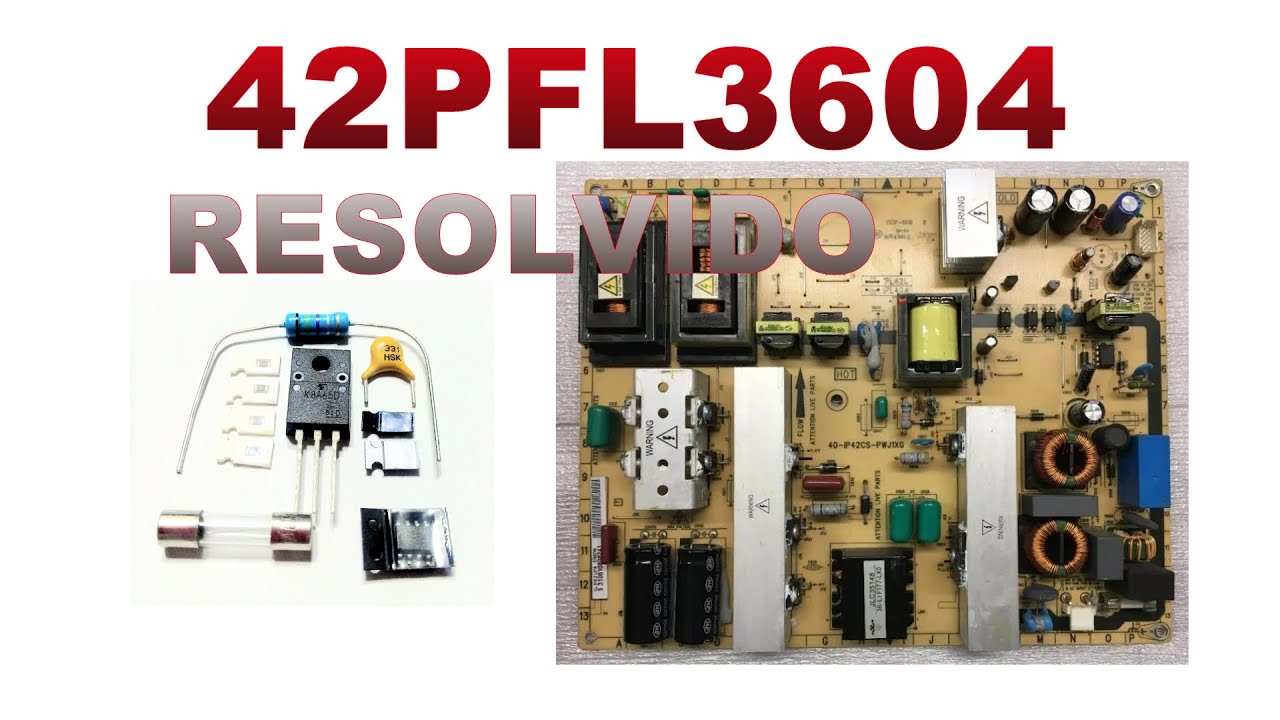 42PFL3604 , 42PFL3404 , Kit de reparo da fonte, 40-ip42cs-pwi1xg