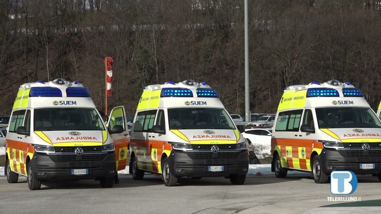 Sei nuove ambulanze per l'ULSS 1 Dolomiti