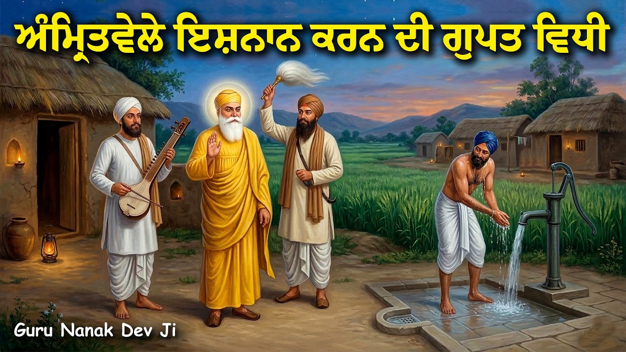 ਅੰਮ੍ਰਿਤਵੇਲੇ ਇਸ਼ਨਾਨ ਕਰਨ ਦੀ ਗੁਪਤ ਵਿਧੀ ਕਿ ਹੈ ? | Guru Nanak Dev Ji Sakhi | Remix Katha | United Khalsa