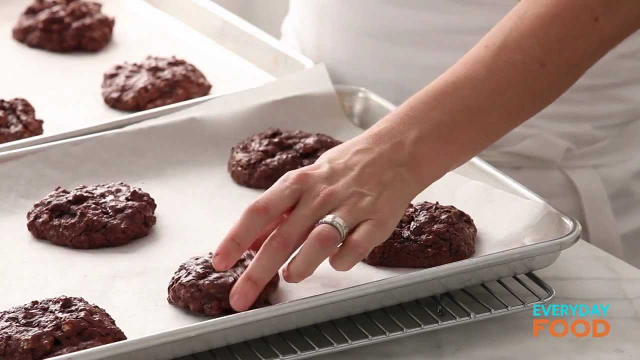 Flourless Double-Chocolate Pecan Cookies | Everyday Food with Sarah Carey