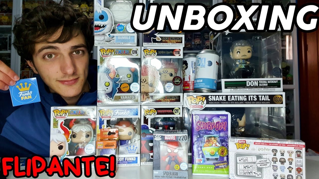 UNBOXING de FUNKO POP GRIAL y EXCLUSIVOS por ser FAN DEL MES de FUNKO EUROPE! YAMATO CHASE🤩