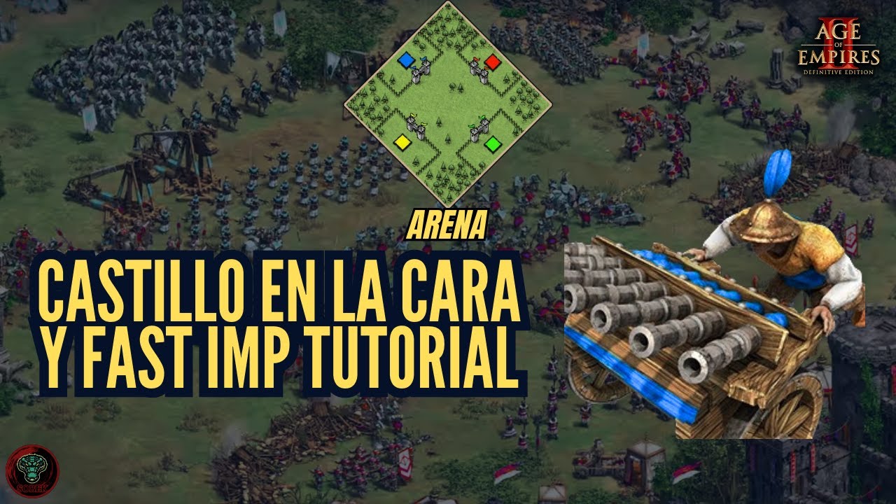 Tutorial de castillo en la cara en arena | AoE II