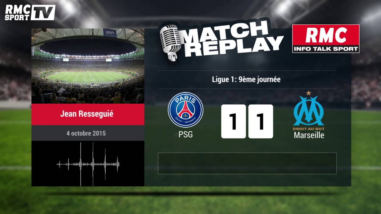 PSG-OM (2-1) : le Goal-Replay avec le son RMC Sport