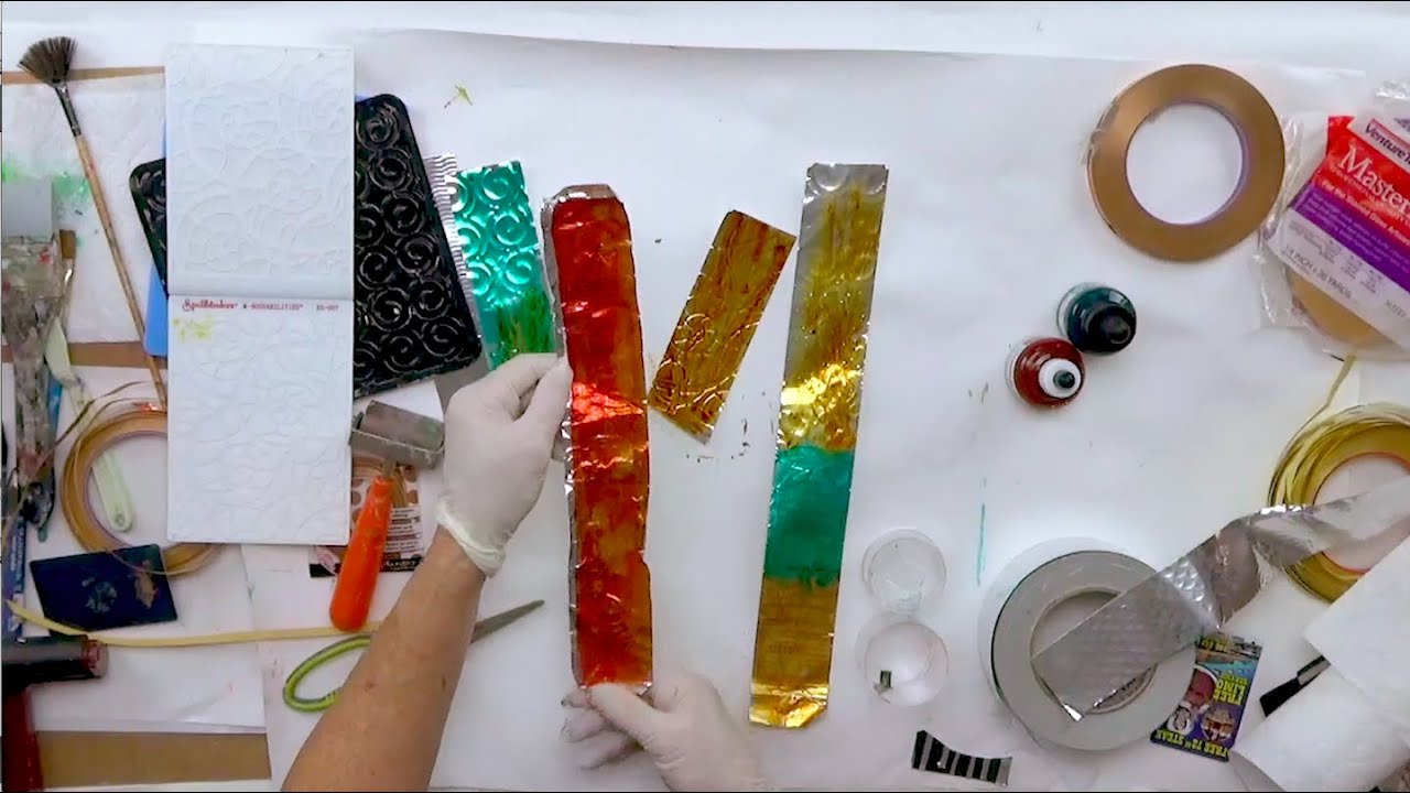 Metal Tape Art - Mixed Media Techniques