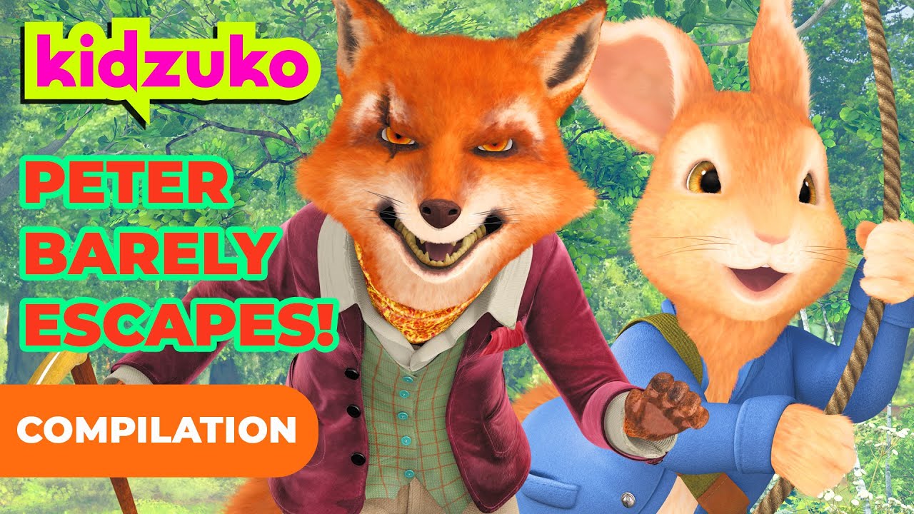 ​@OfficialPeterRabbit - 🐰⚠️ Peter Rabbit Nearly Get's Caught! 🐰💨 | 20+ Minutes | @Kidzuko ​