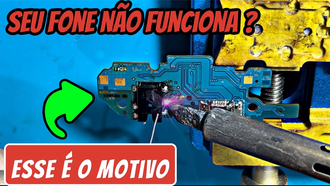 Samsung A10 fone de ouvido conectado sem estar conectado | Como trocar conector do fone de ouvido