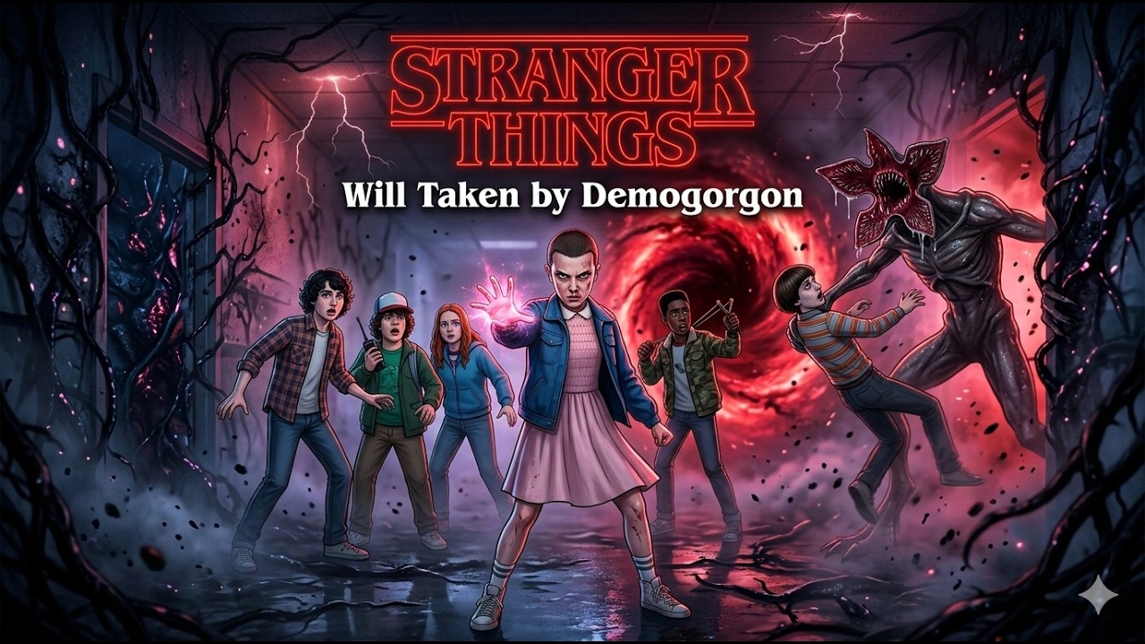 Stranger Things: Will Taken by the Demogorgon | Upside Down | Animatedverse