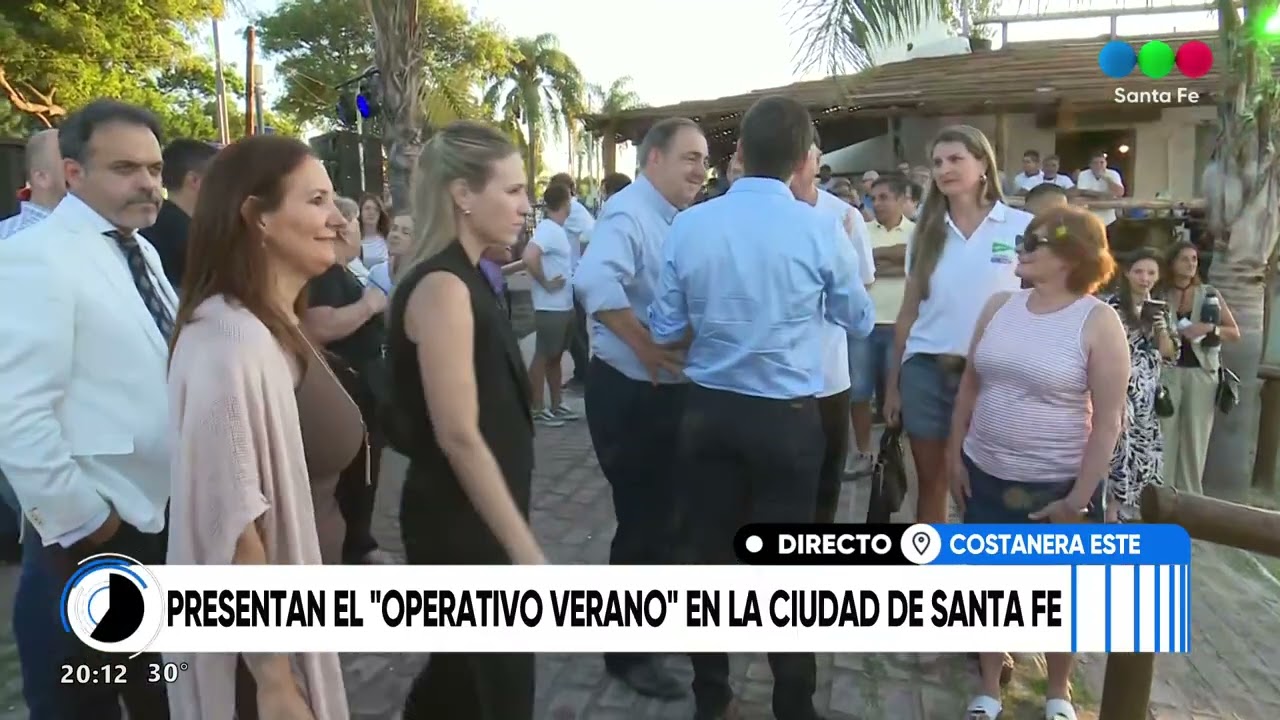 Presentaron el "Operativo verano" en la ciudad de Santa Fe