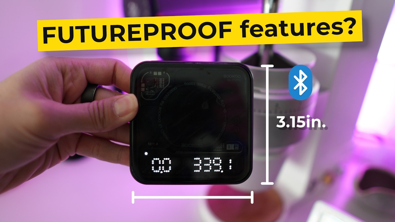 Tiny Bluetooth Coffee Scale with BIG Features & Value! Bookoo Themis Mini Review