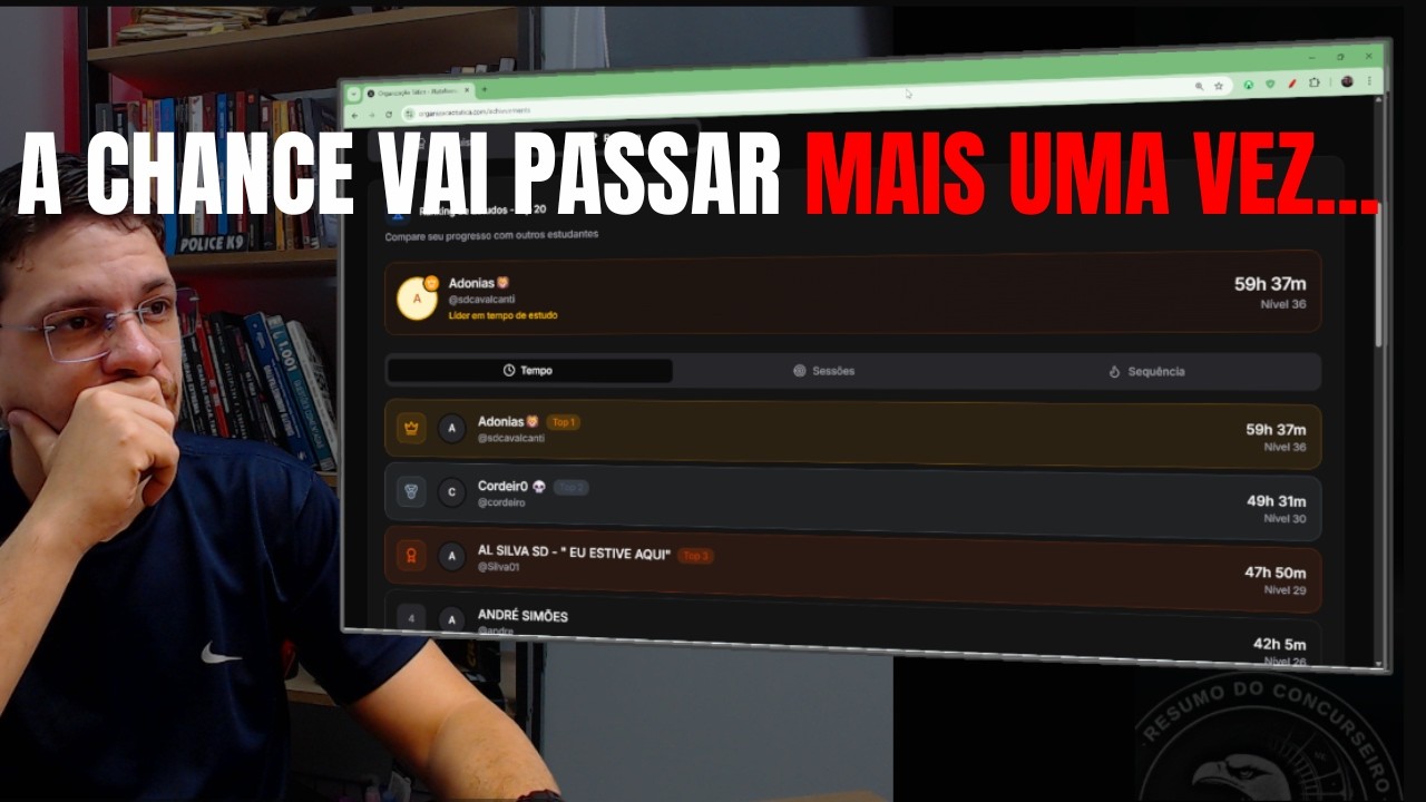 Leve seu estudo a sério, pois seu concorrente está.