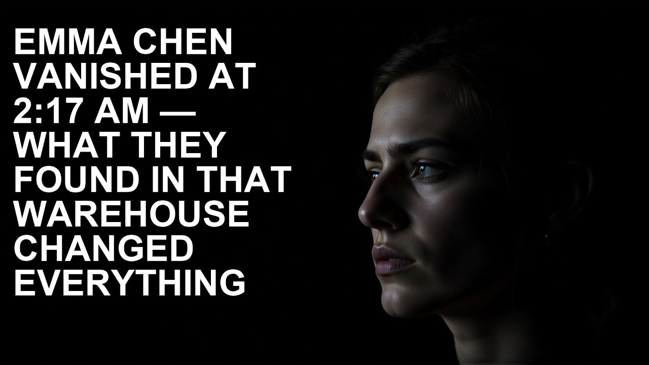 EMMA CHEN VANISHED AT 2:17 AM — WHAT THEY FOUND IN THAT WAREHOUSE CHANGED EVERYTHING