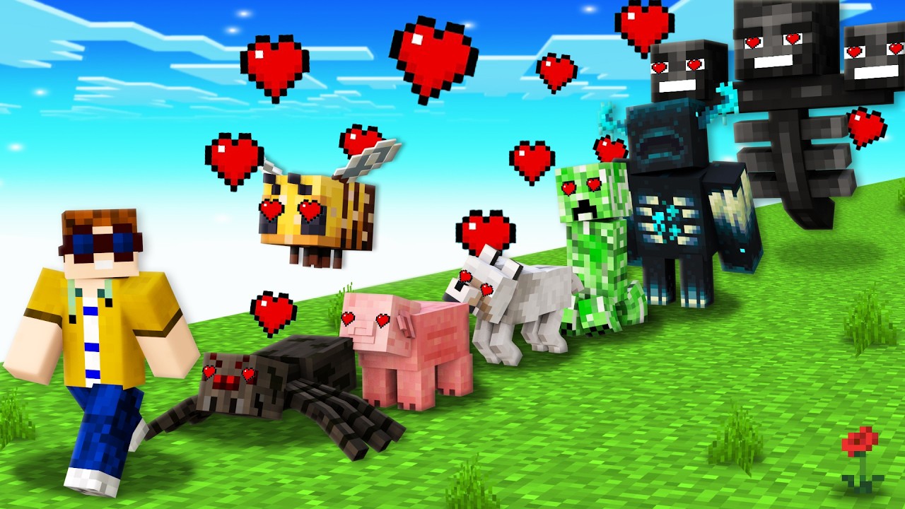 Ich ZÄHME ALLE MOBS in Minecraft!