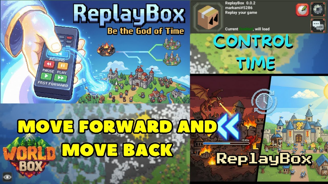 Управляйте прошлым, настоящим и будущим в WorldBox || ReplayBox ⏪