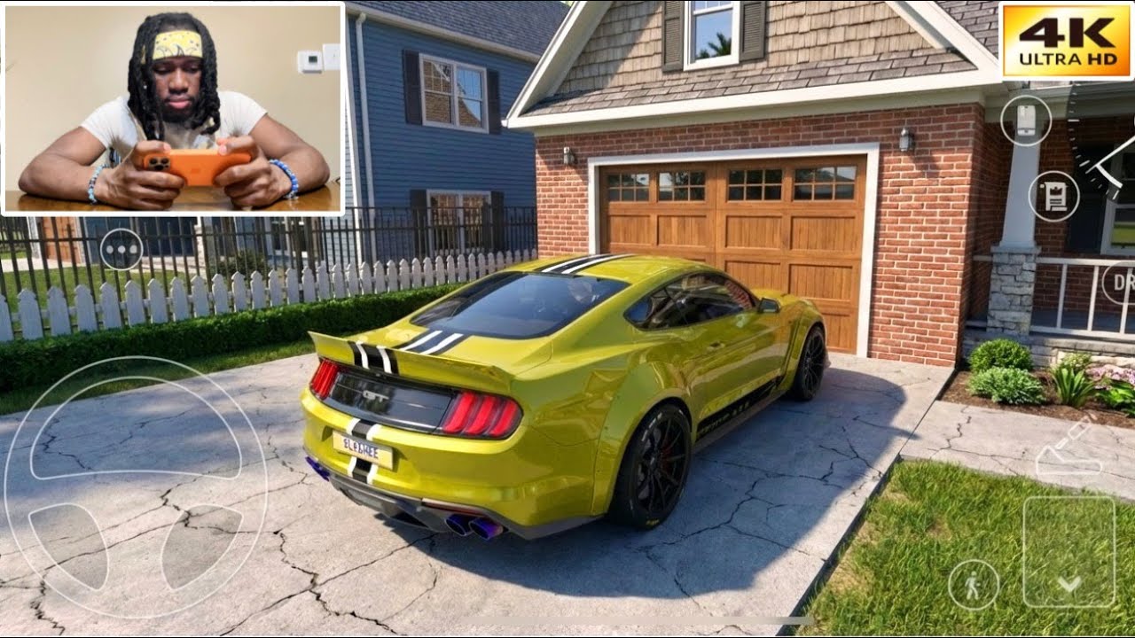 800HP Ford Mustang GT - Car Parking Driving School Gameplay