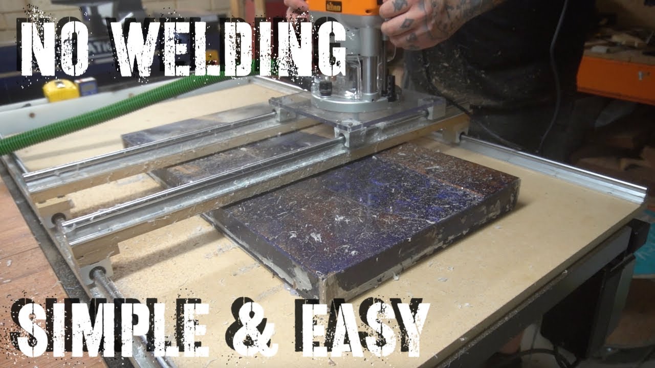 Sanie do frezarki liniowej DIY || Rozpakowywanie frezarki Triton TRA001 2400 W