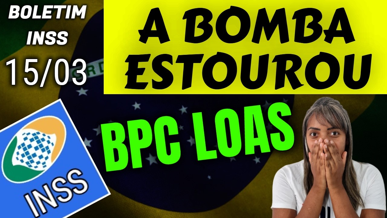 ✔️ NOT&Iacute;CIA BOMBA BPC LOAS PARA TODO O BRASIL FOI REVELADO   INSS est&aacute; suspendendo pagamentos