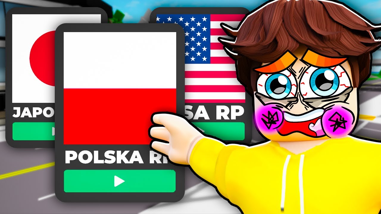 Zagrałem w GRY NA ROBLOX z RÓŻNYCH KRAJÓW!