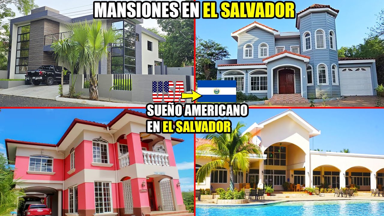 LA PEQUEÑA USA EN EL SALVADOR 😱 RODEADO DE MANSIONES EN ESTE LUGAR