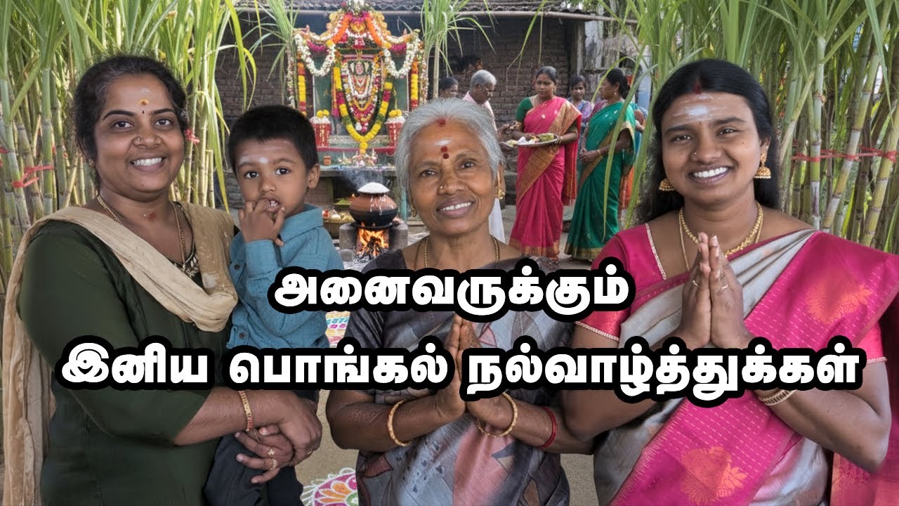 அதுதான் ரகசியம் குடும்பத்தின் சார்பாக அனைவருக்கும் இனிய பொங்கல் நல்வாழ்த்துக்கள் | Happy Pongal