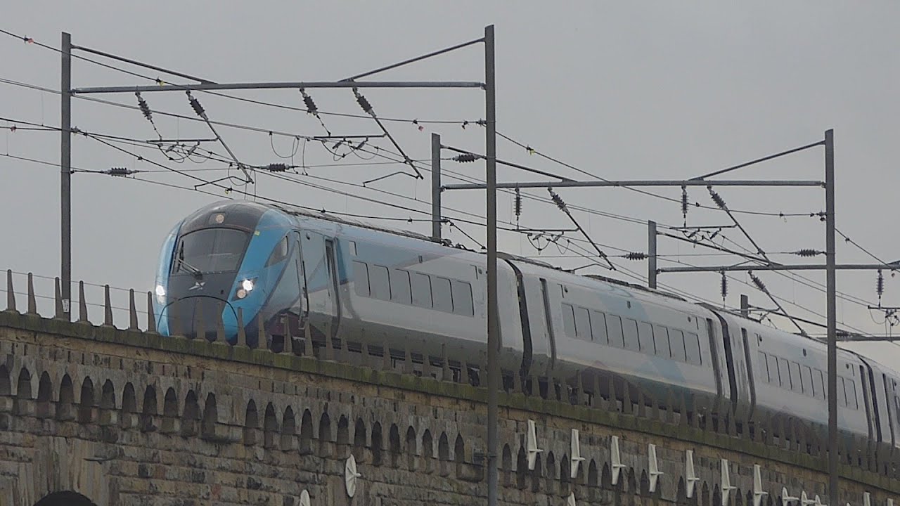 TransPennine Express Class 802 crosses the Royal Border Bridge (9/10/23)