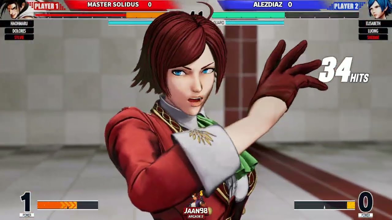 KOF XV 🌟 MASTER SOLIDUS VS ALEZDIAZ 🌟 HIGH LEVEL GAMEPLAY 🌟 KING OF FIGHTERS 98