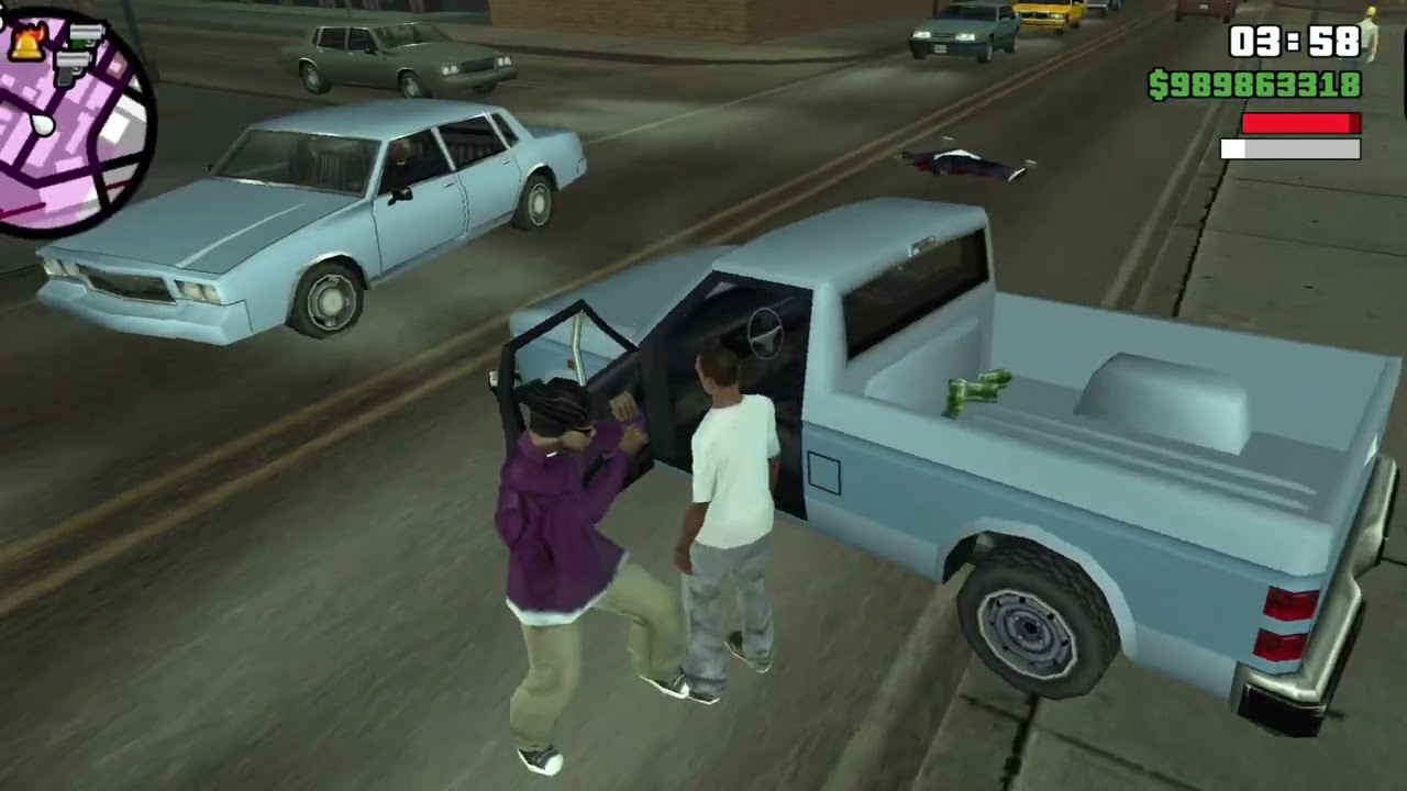 Cj drawing the car