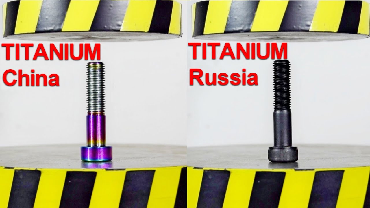 ГИДРАВЛИЧЕСКИЙ ПРЕСС ПРОТИВ ТИТАНОВЫХ БОЛТОВ