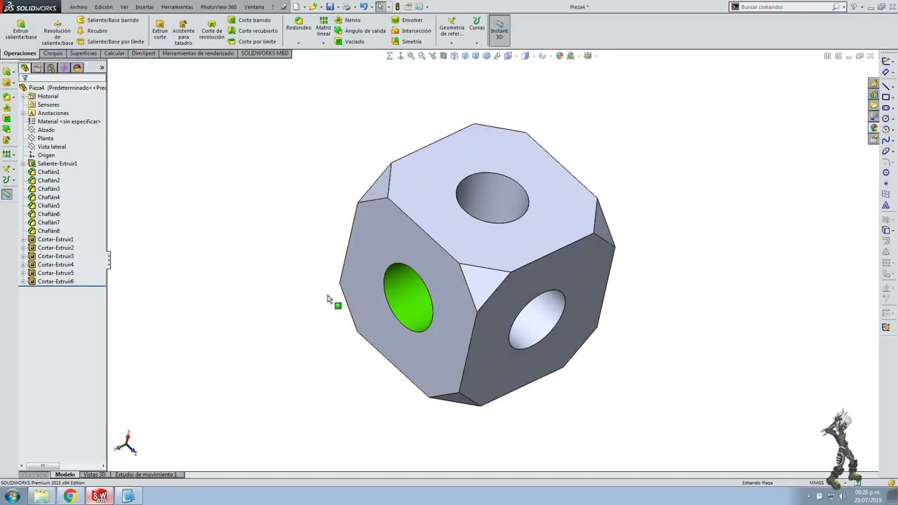 009 Solidworks Cubo Mano Derecha P3 2026