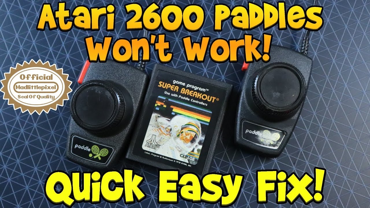 Atari 2600 Paddles Won't Work On My Retron 77! Let's Fix Them! Easy How To!