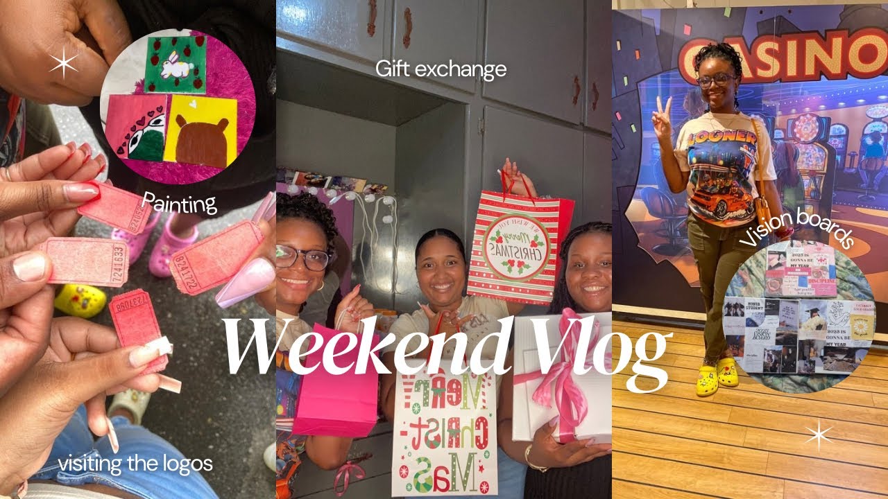 A Weekend in my life || We visited the Logos, gift exchange, vision boards, painting