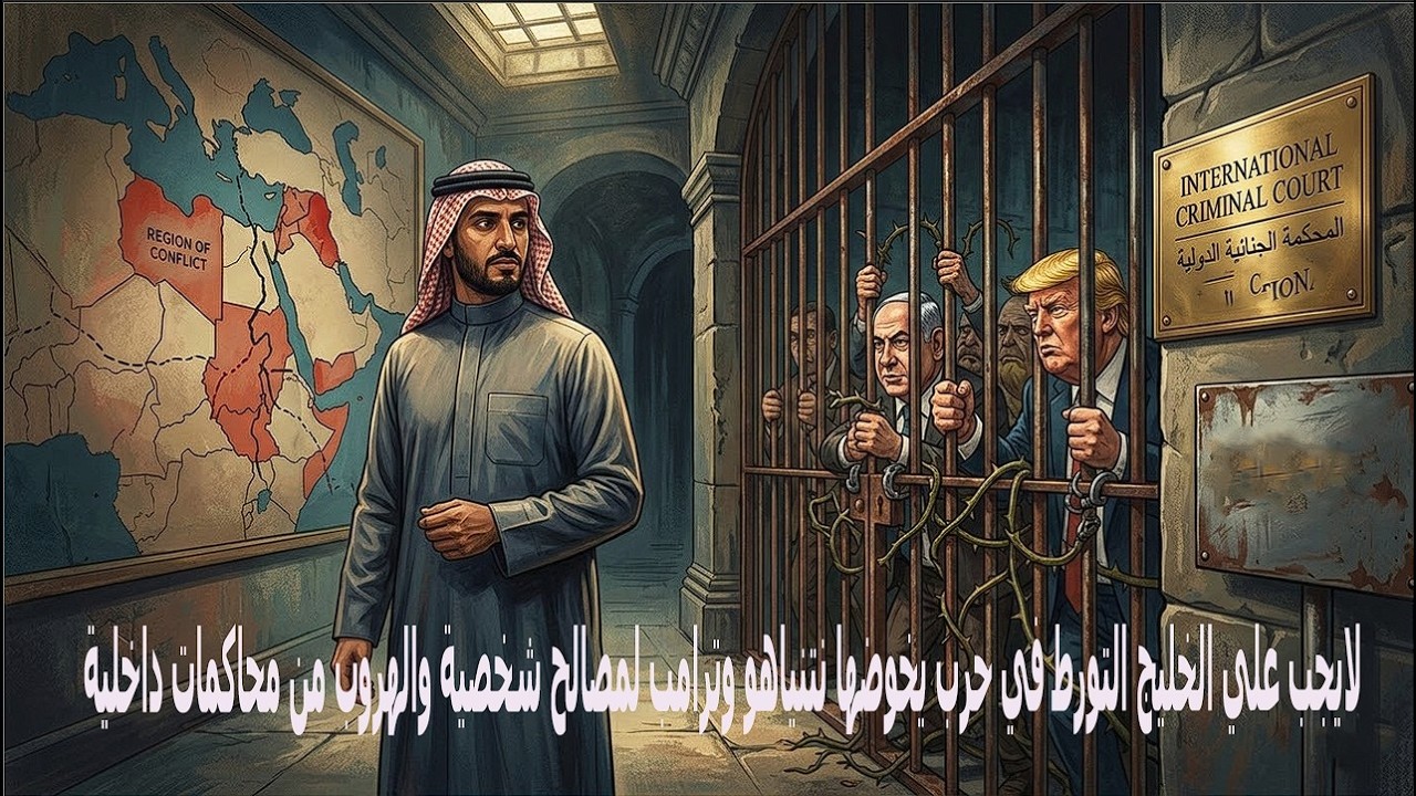 لايجب علي الخليج التورط في حرب يخوضها نتنياهو وترامب لمصالح شخصية والهروب من محاكمات داخلية