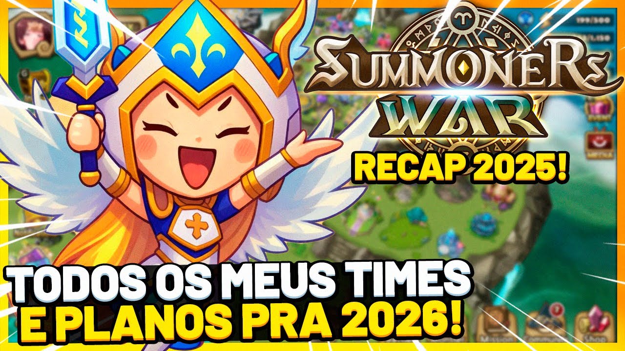RECAP SUMMONERS WAR 2025! MEUS MELHORES TIMES, RUNAS E CONQUISTAS NO JOGO & PLANOS PRA 2026!