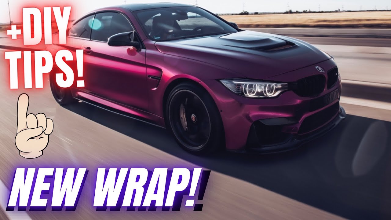 BMW M4 Gets a FULL Color Change Wrap! Joker Purple Looks INSANE!