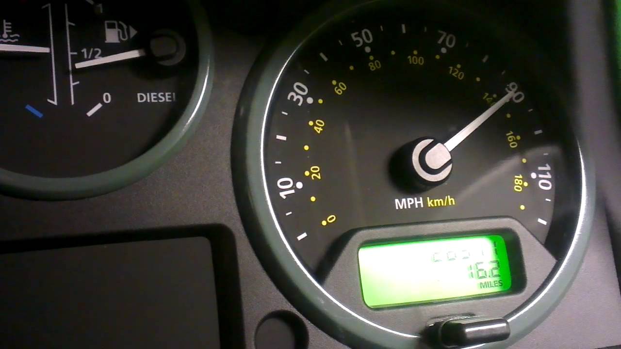 Land Rover Defender 2.4 max speed -