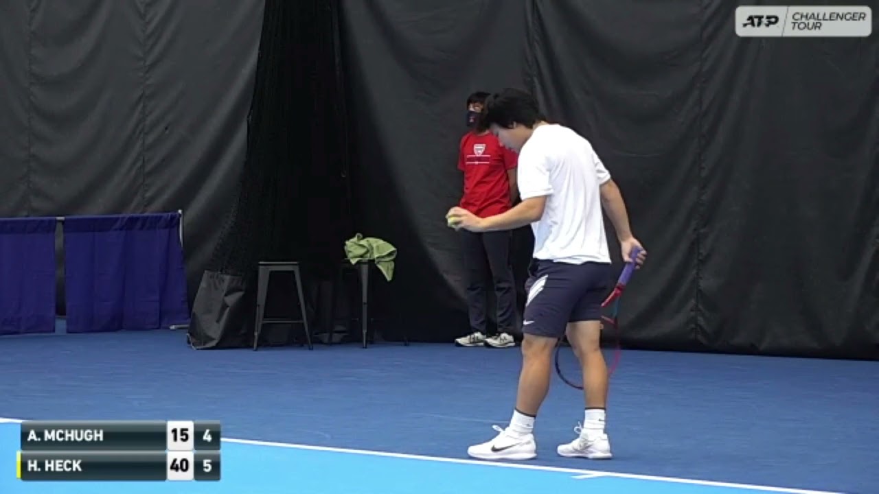 Aidan Mchugh (GBR) vs Hunter Heck (USA) Champaign challenger Q1