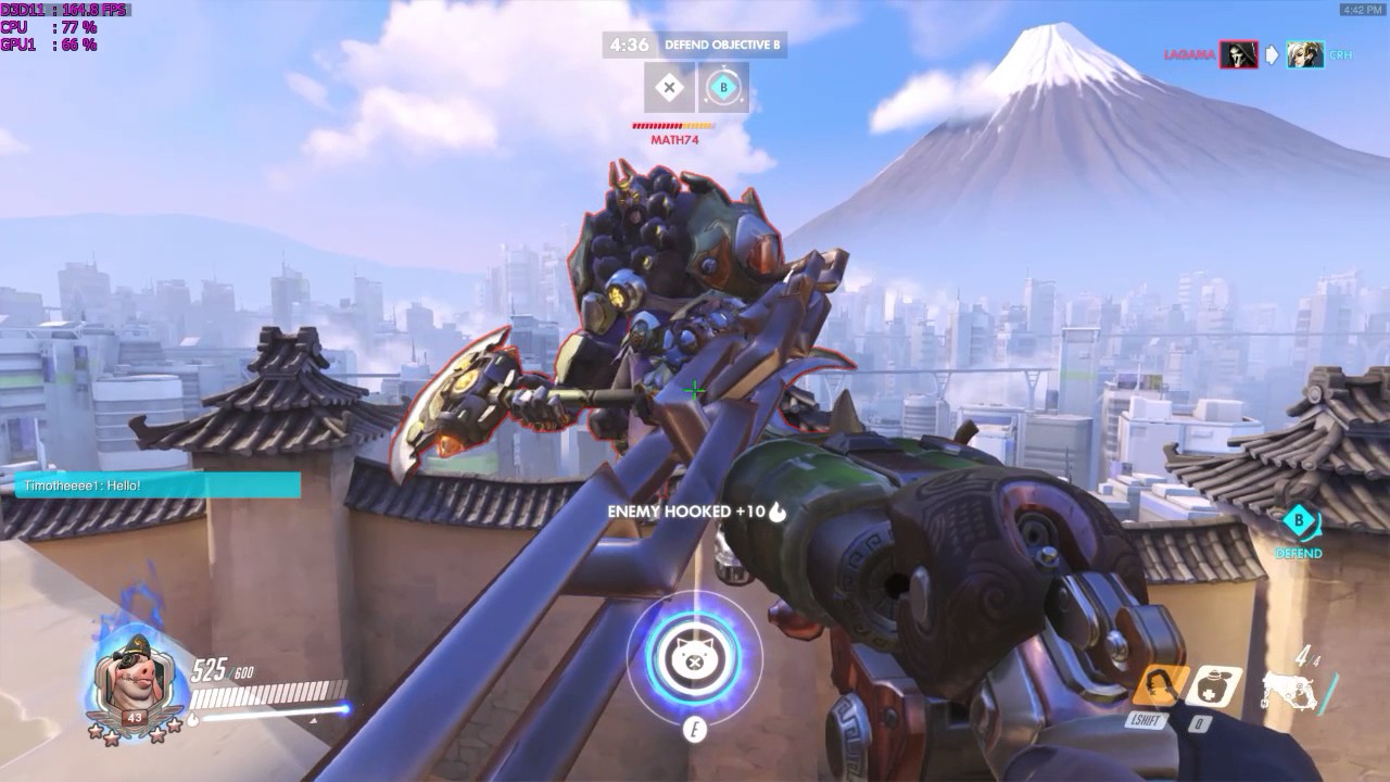 Overwatch: Spawncamping with Roadhog, 10 environmental kills