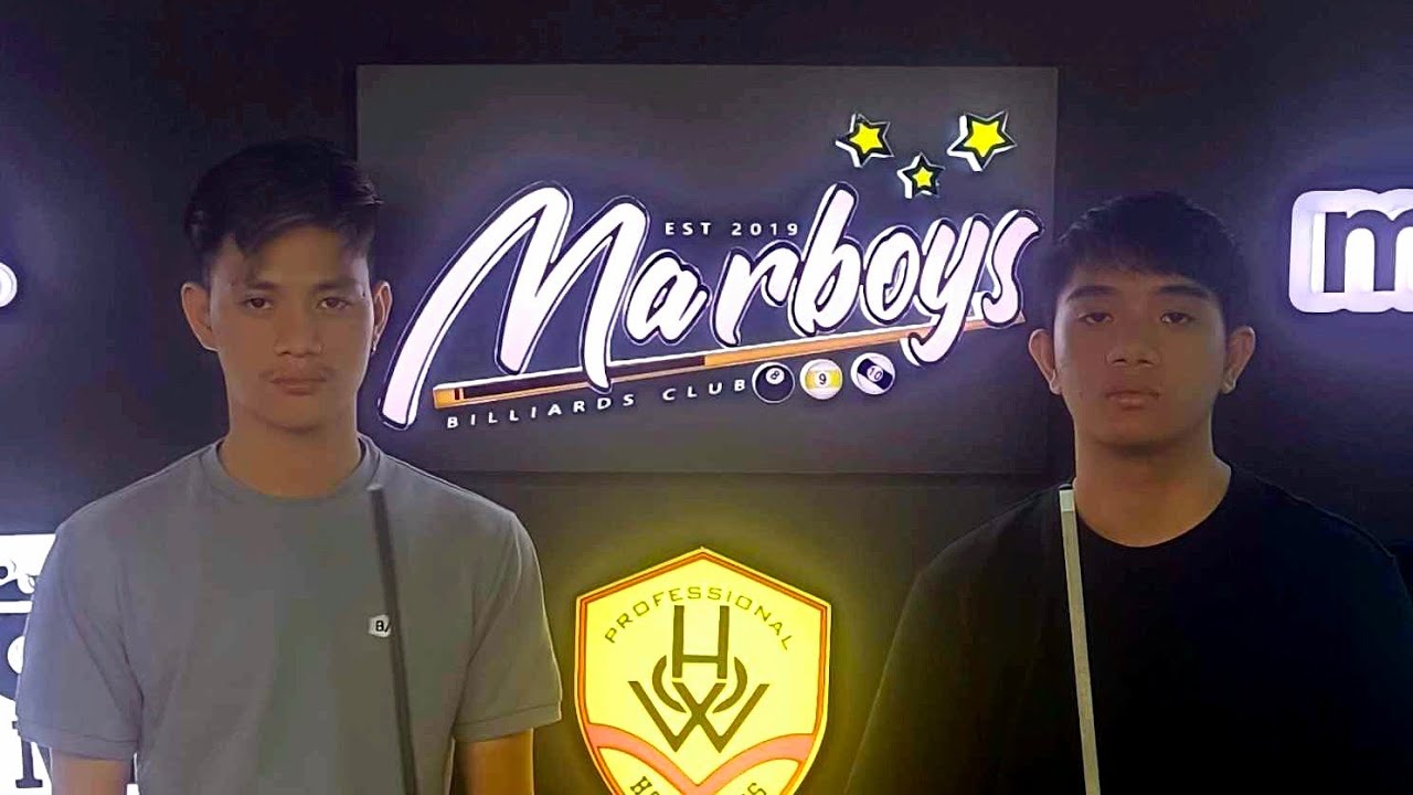 MARBOYS BILLIARDS 🇵🇭 Kyle Amoroto vs Alexis Ferrer 🇵🇭 - Race 17 8/10 handicapped of Alexis Ferrer.