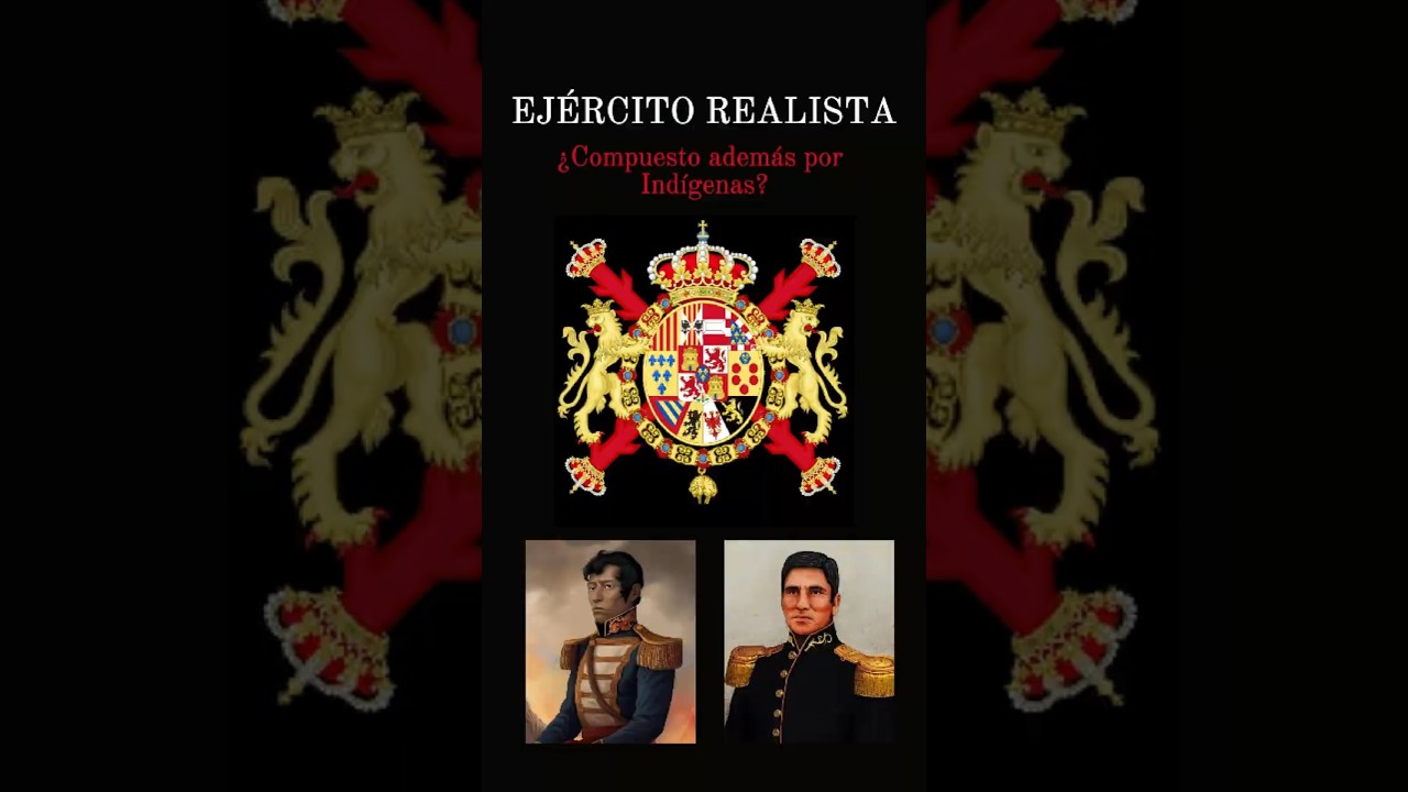 Ej&eacute;rcito Realista &iquest;Compuesto adem&aacute;s por Ind&iacute;genas? #militar #army #military  #independencia